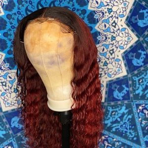 Brazilian deepwave 100% human hair wig